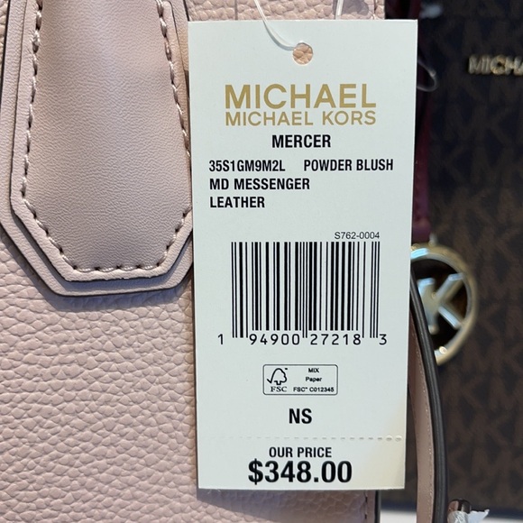 Michael Kors Mercer Medium Pebbled Leather Crossbody Bag - Picture 7 of 16